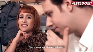 Hornyhostel - Jessica Portman Russian Nubile Fucks Stranger In Front Of Bf - Letsdoeit