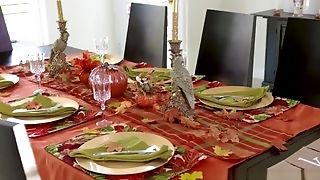 Dad And Stepson Fucks Mom And Stepdaughter After Dinner